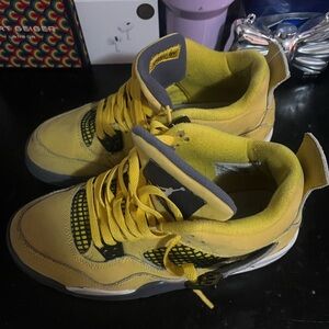 Jordan 4 Yellow lighting Men's Sneakers